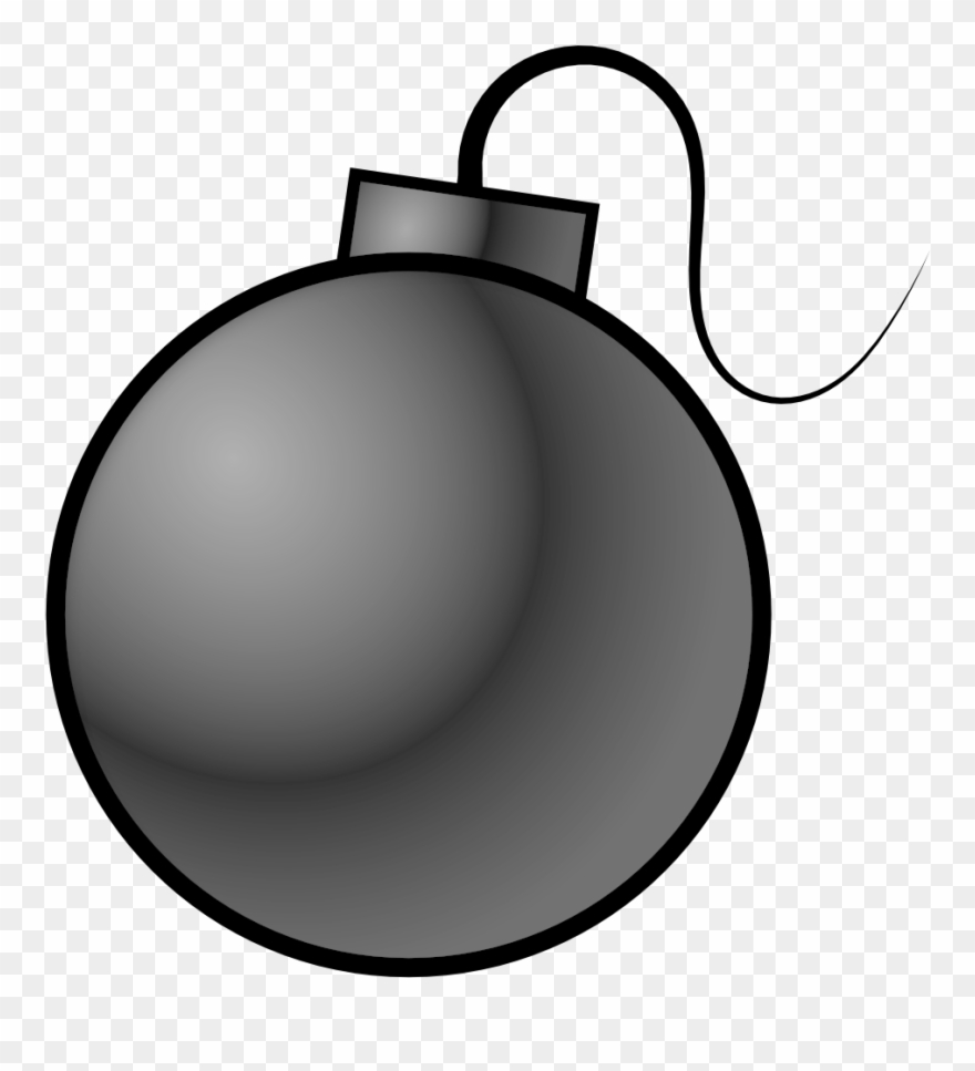 Grenade Clipart Transparent Background - Bomba Png