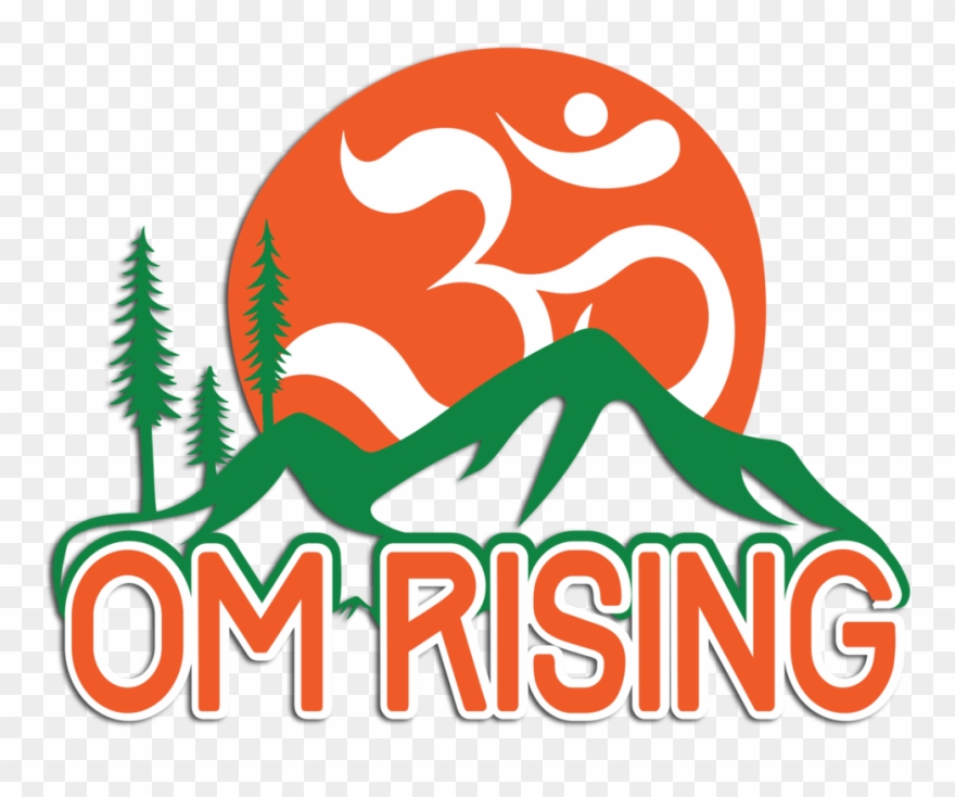 Om Rising Logo Wshadow Clipart