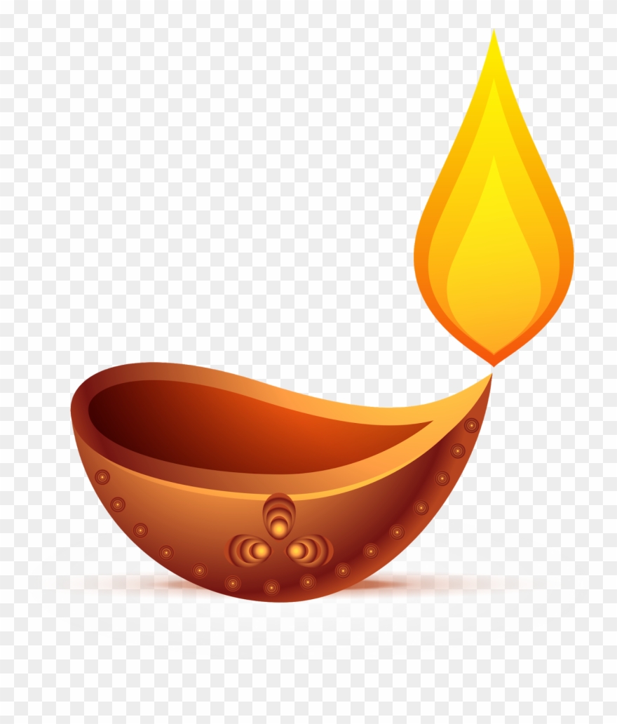 Diwali Oil Lamp - Diwali Oil Lamp Png Clipart