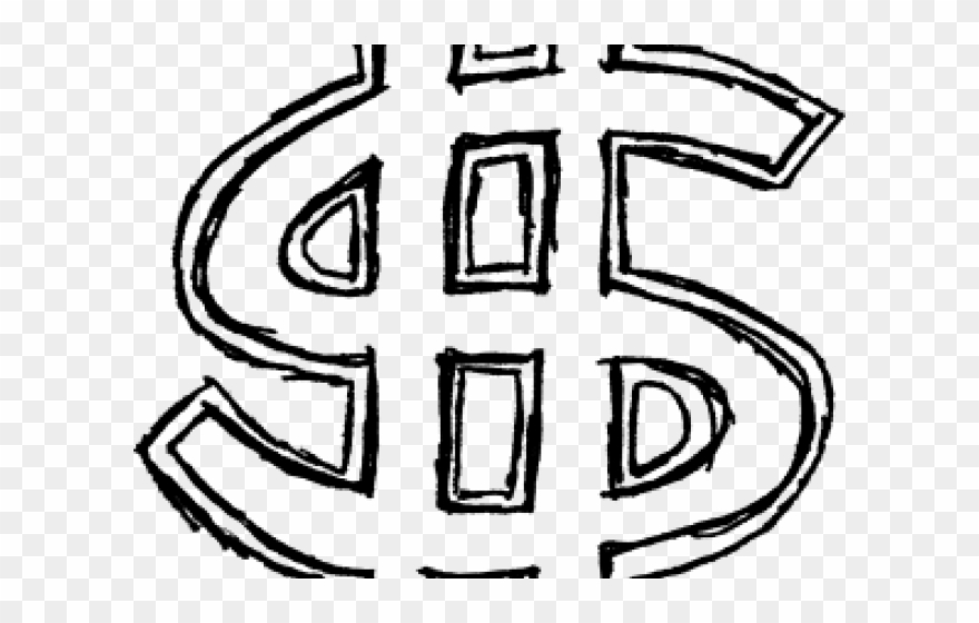 Drawn Money Stack Money - Drawing Clipart