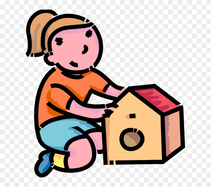 Vector Illustration Of Primary Or Elementary School Clipart