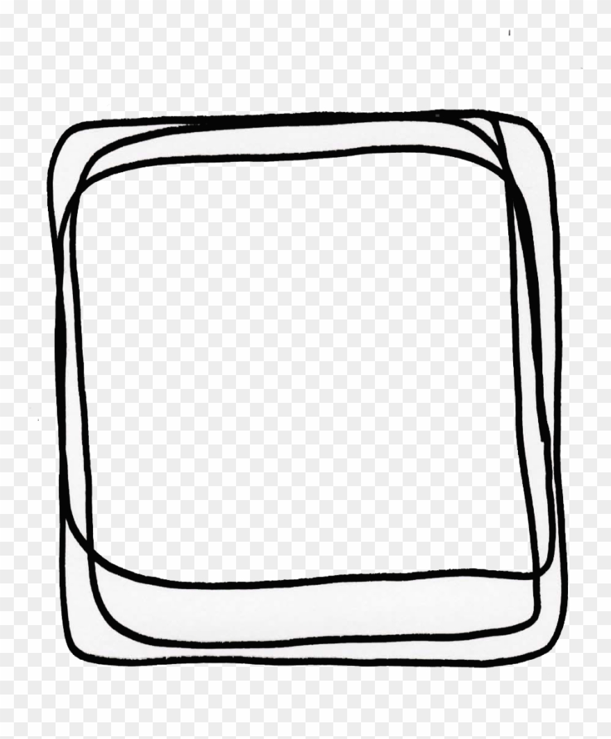 Square Frame - Line Art Clipart