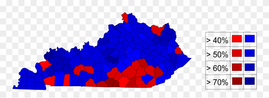 Ky Gov 2011 - Vector Map Of Kentucky Clipart