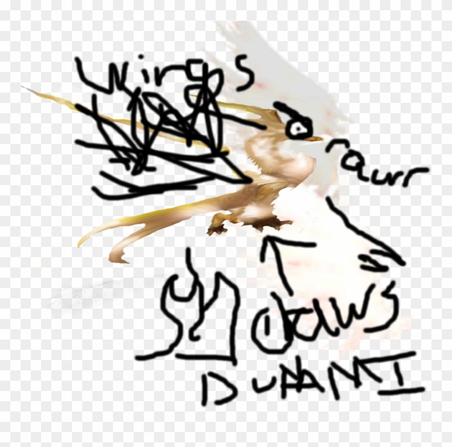 Obligatory Derp Griffin - Calligraphy Clipart