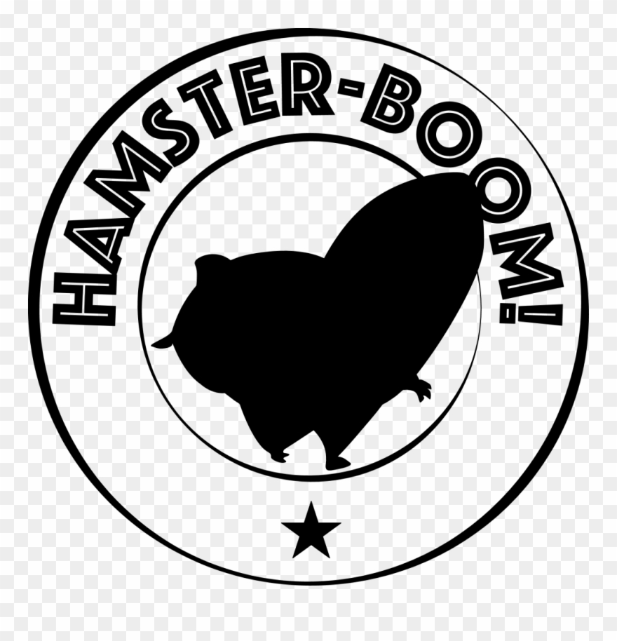 Cropped 113468842 135550508 Hamster Boom Silhouette - Logo Marinter Clipart
