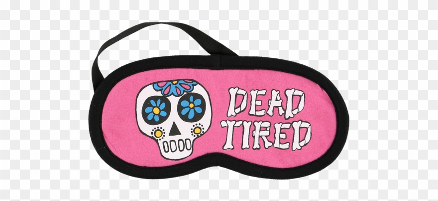 Sleepmask-dead Tired - Skull Clipart