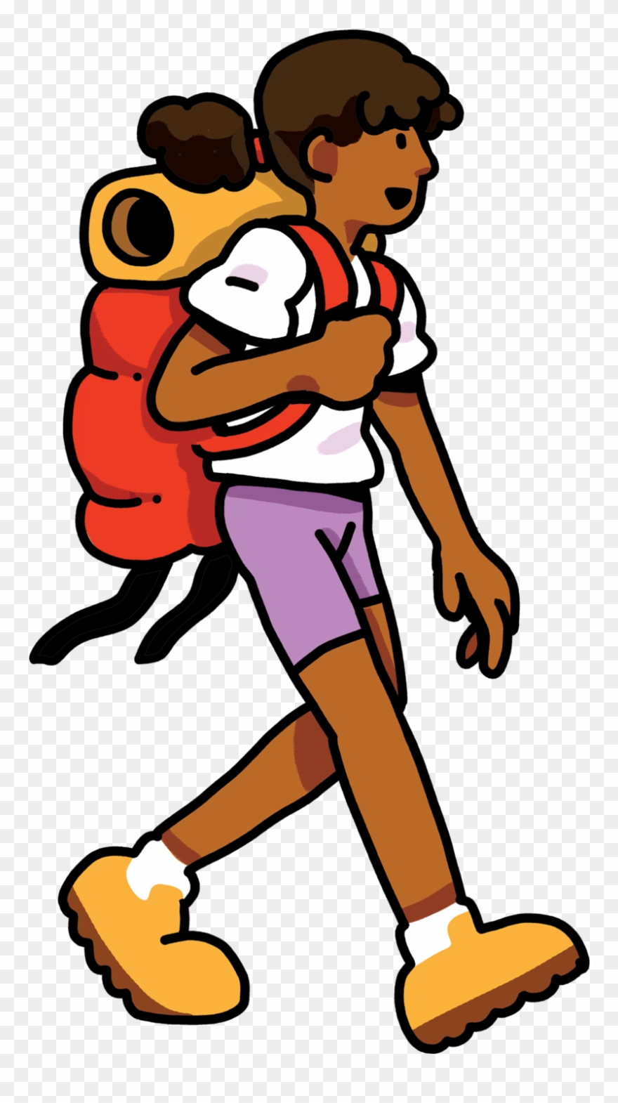 Hiker Png - Cartoon Clipart