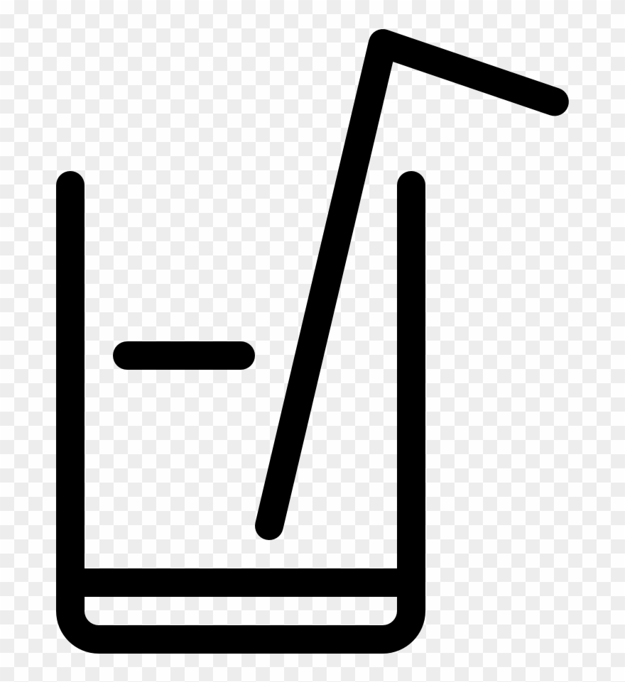 Drink Glass Straw Clipart