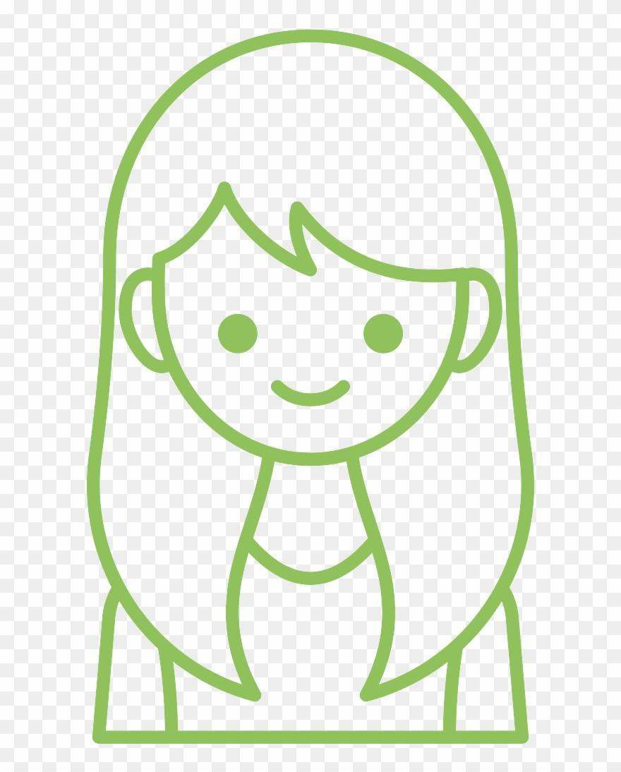 Girls Creating Clipart