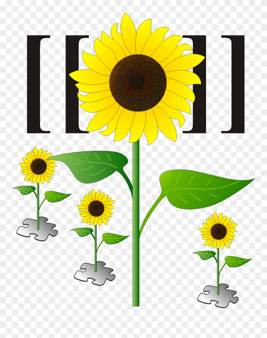 Mediawiki Mascot 6 - Sunflower Clipart