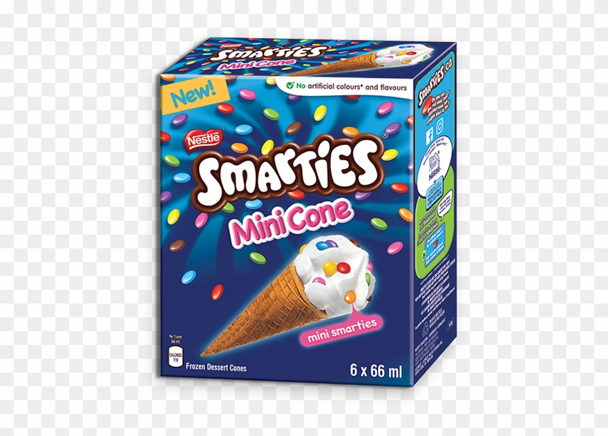 Smarties Ice Cream Cone Calories Clipart