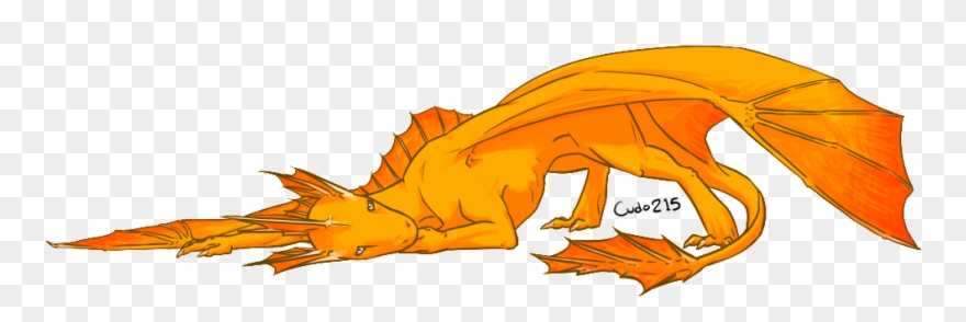 Magi Dragon - Exhausted Dragon Clipart