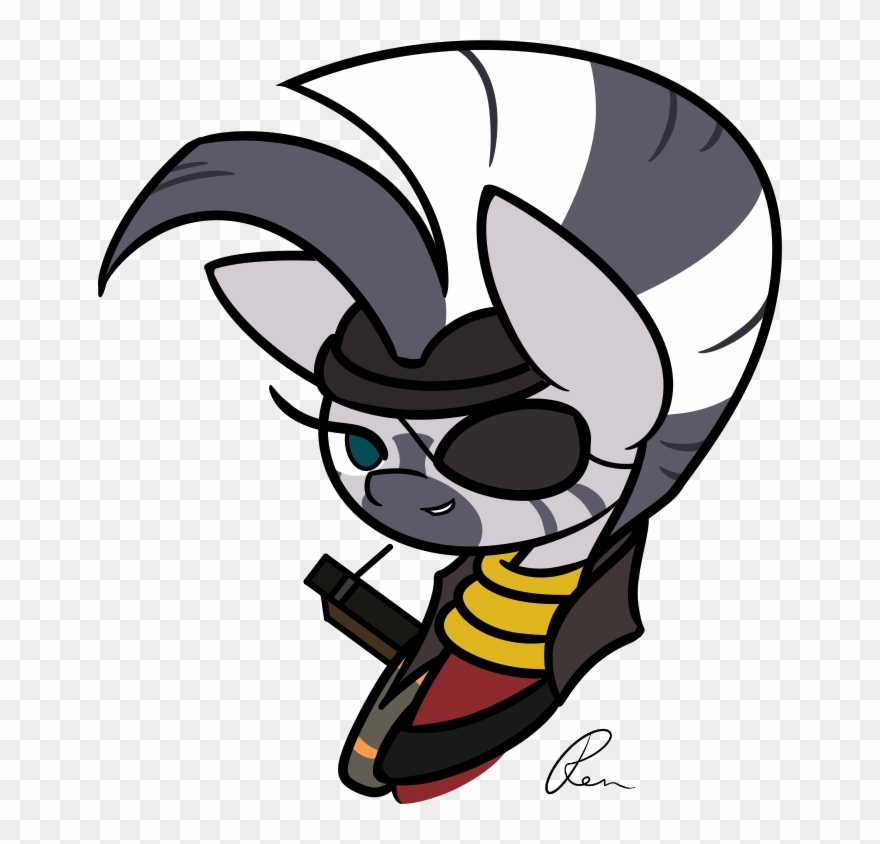 Democora, Demoman, Demozecora, Eyepatch, Parody, Safe, - Cartoon Clipart