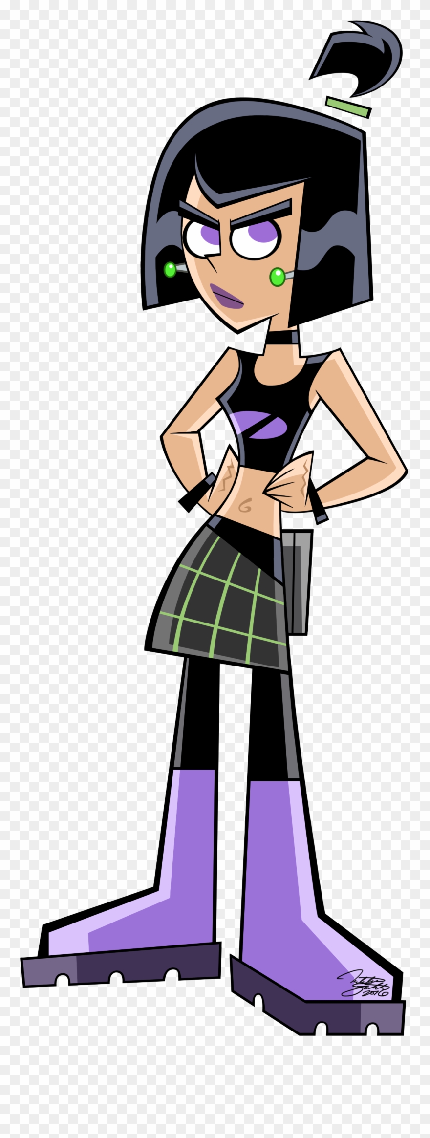 Sc Sam Manson Profile - Danny Phantom Characters Sam Clipart