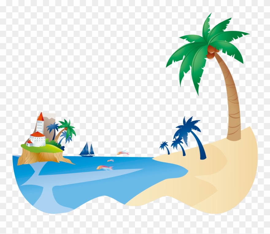 Beach Png - Coconut Tree Clip Art Transparent Png