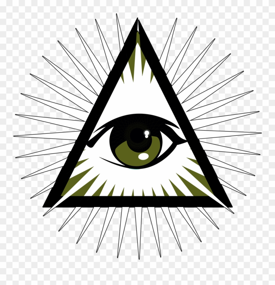 Illuminati Knob Sticker - Circle Clipart