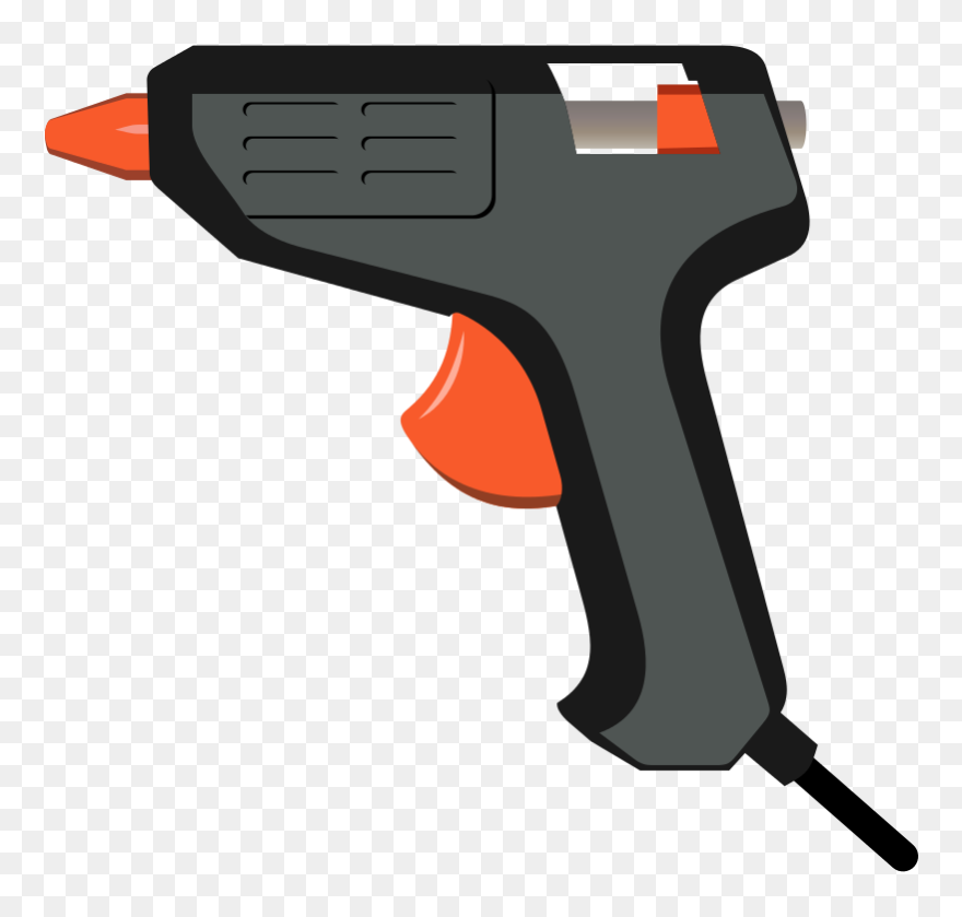 Glue Clipart Glue Gun - Water Gun - Png Download