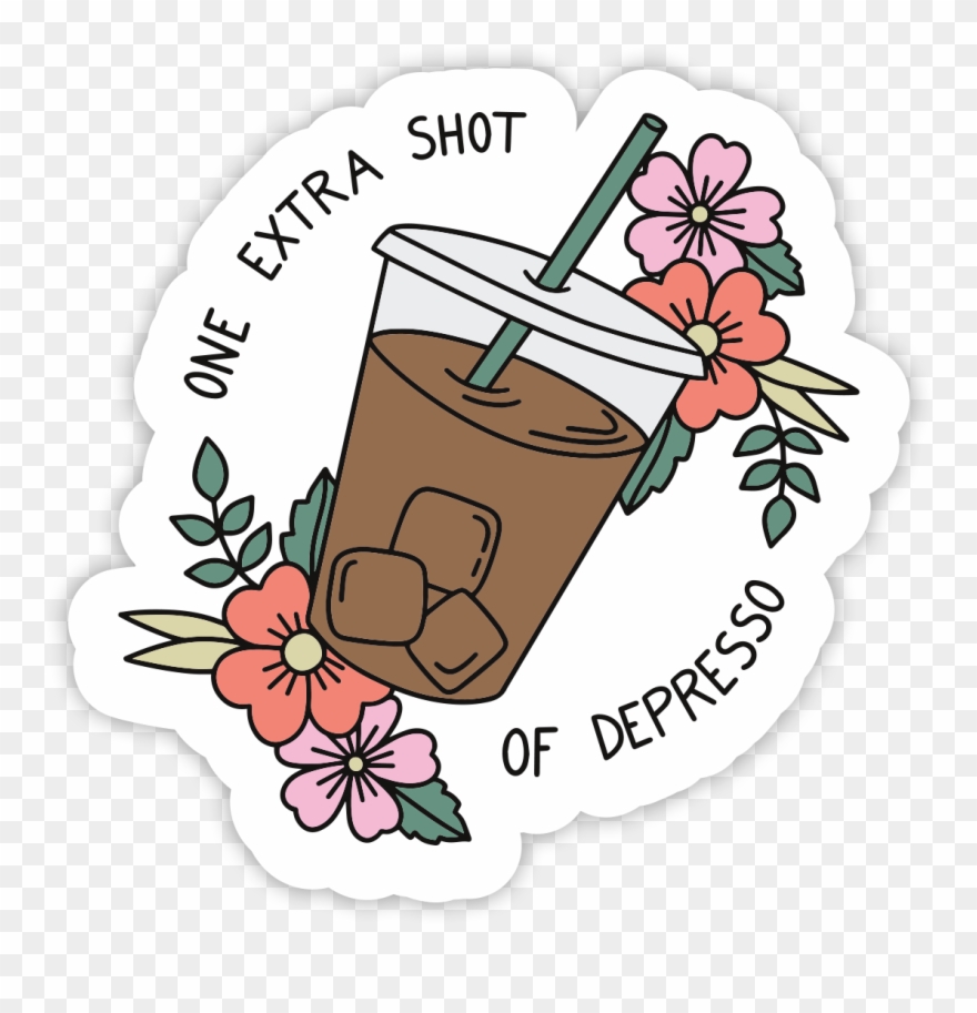 Depresso Sticker Clipart