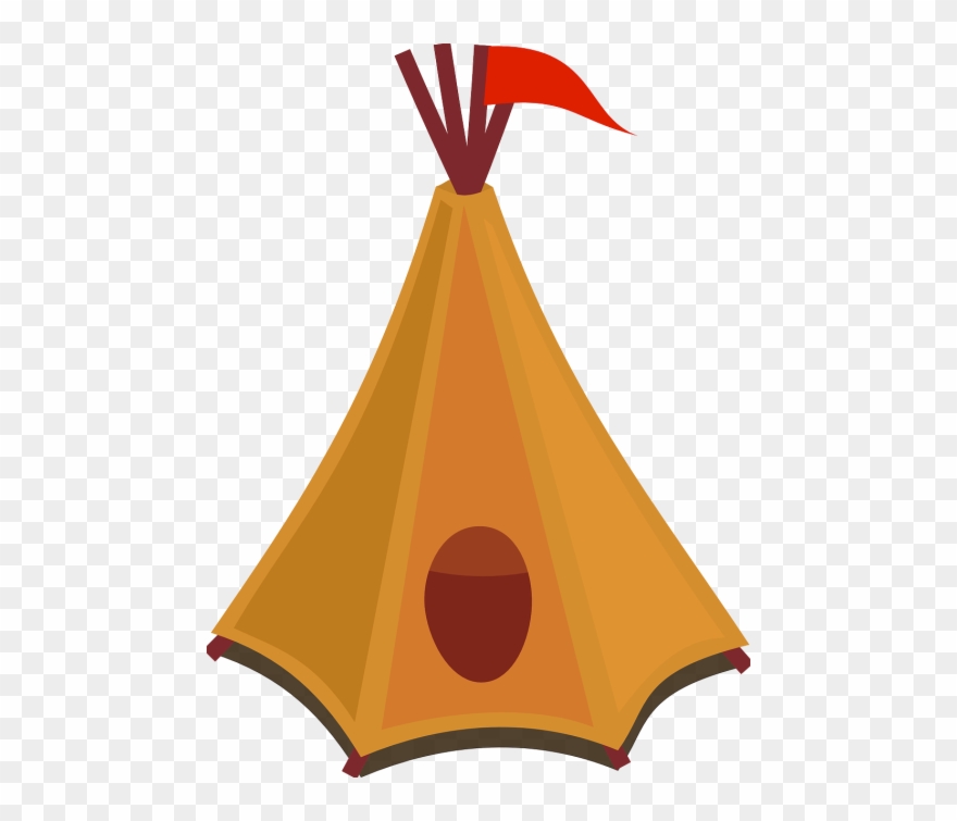 Vector Graphics - Cartoon Tent Clipart