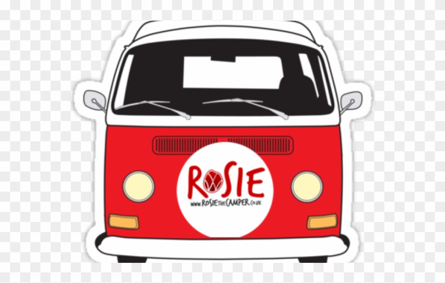 Volkswagen Clipart Motorhome - Vw Bus Sticker - Png Download