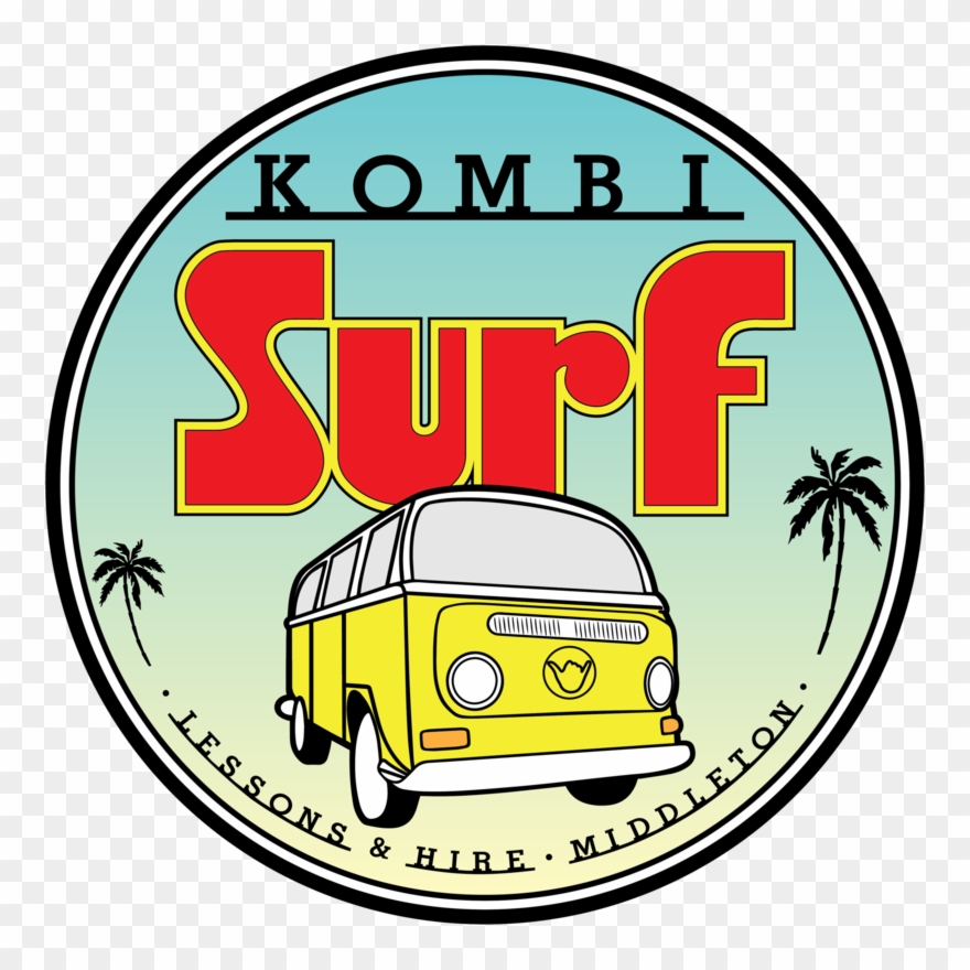 Kombi Surf Middleton, Sa Clipart