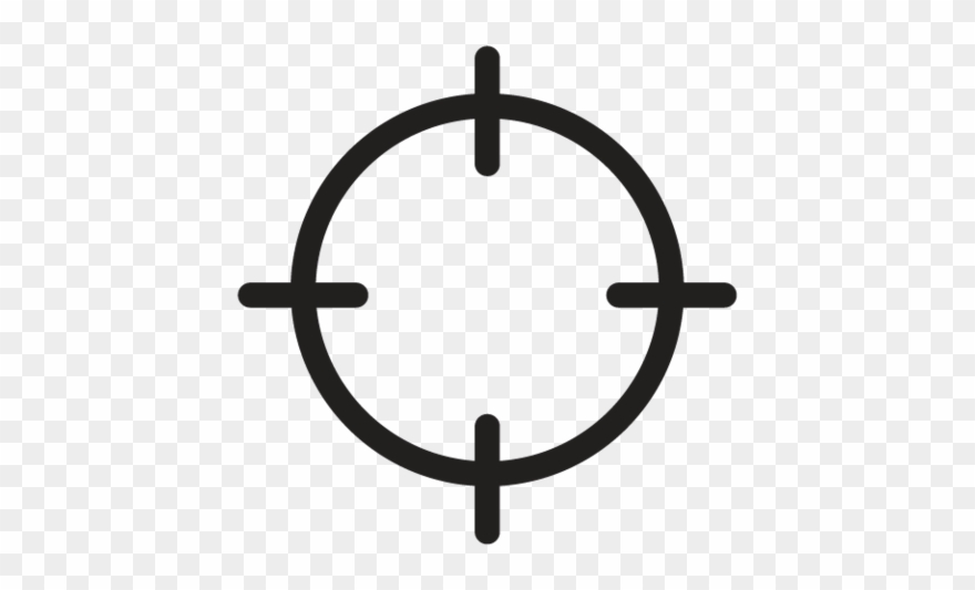 Target Icon - Vector Gun Target Png Clipart