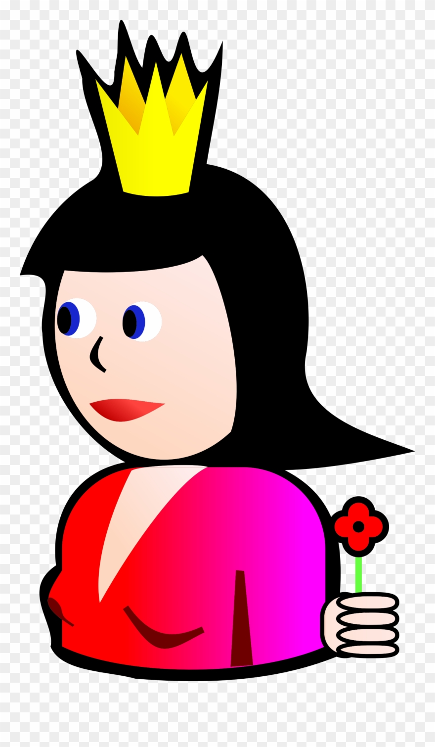 Big Image - Queen Of Spades Simple Clipart