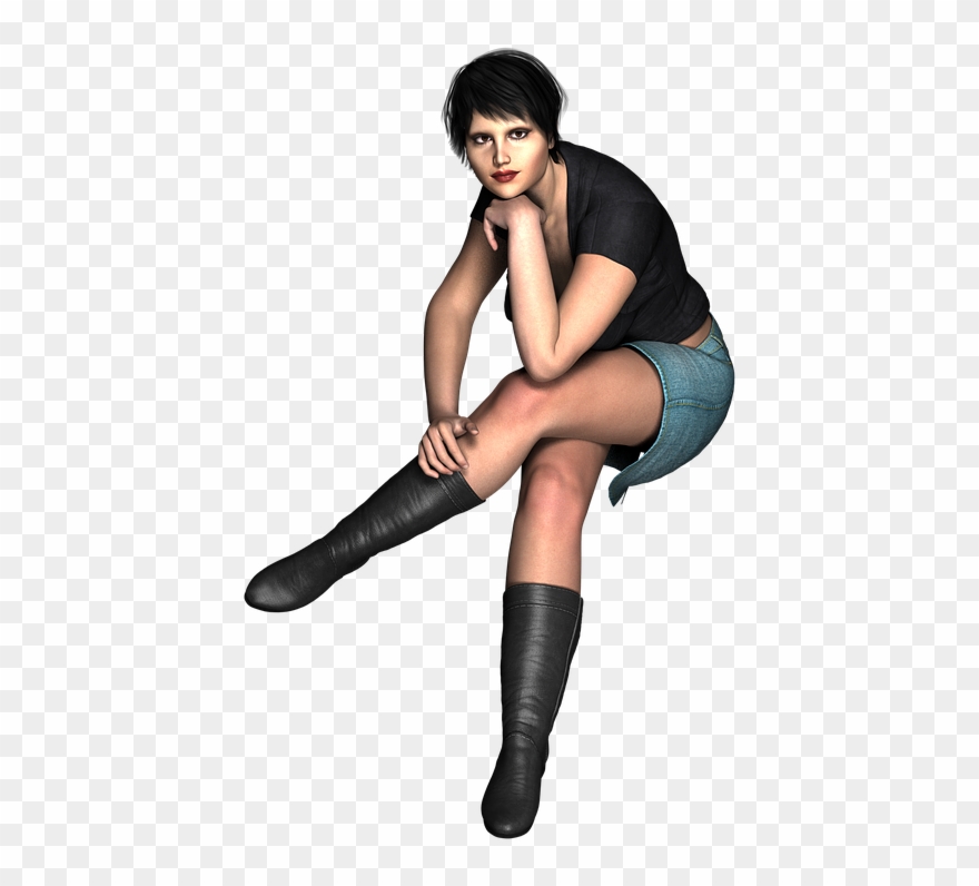 Girl Transparent Png Rome Fontanacountryinn Com - Girl Sitting No Background Clipart