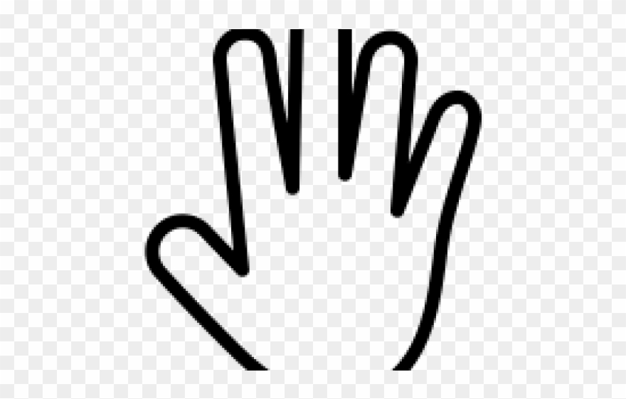 Finger Clipart Five Finger - Png Download