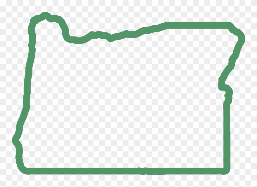 Oregon Gallery - Outline Of Oregon Clipart