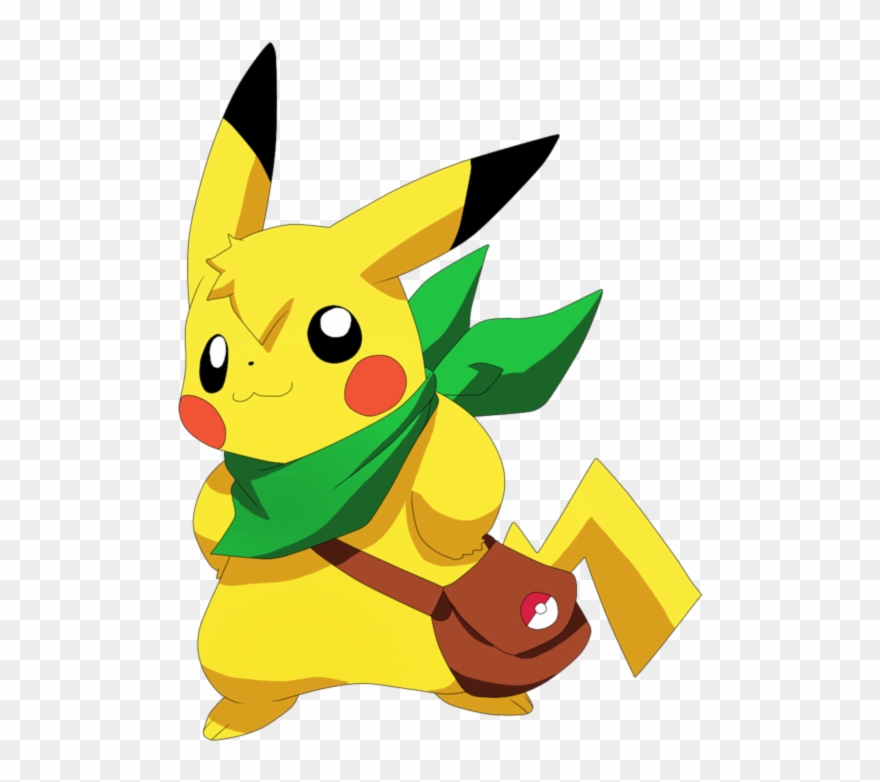 Pikachu Explore - Cartoon Clipart