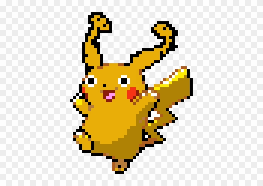 Pikachu - Pikachu Pixel Art Gif Clipart