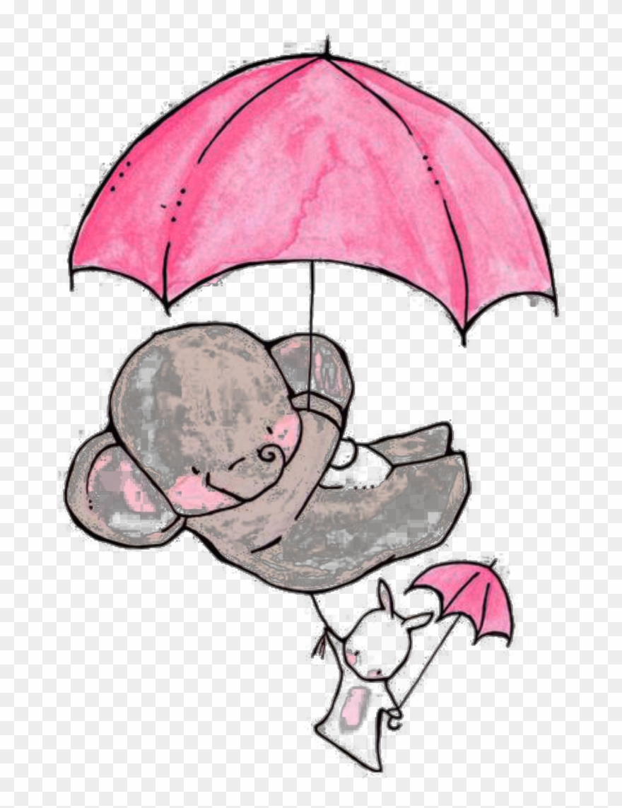 Cute Watercolor Elephant , Png Download Clipart