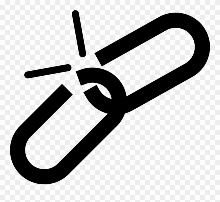Chain Svg Man Png - Icono Cadena Rota Png Clipart