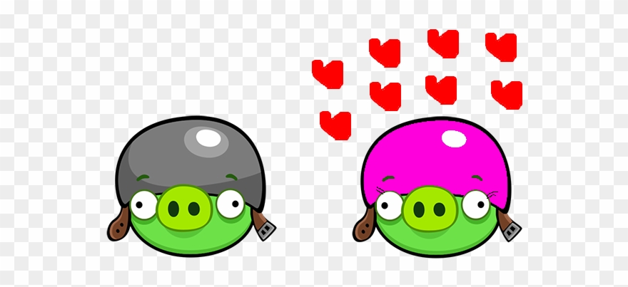 Angry Birds Female Pig Clipart