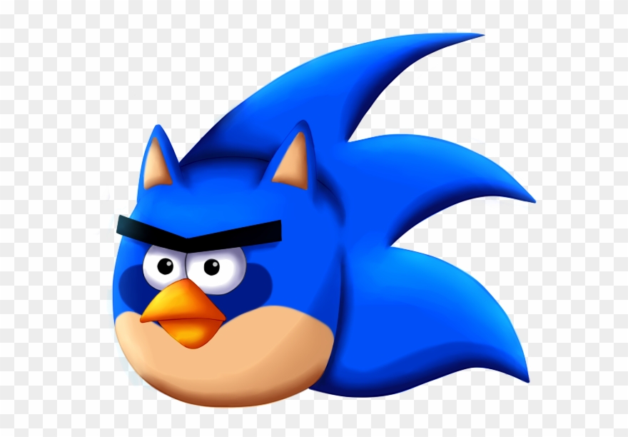 Angry Clipart Hedgehog - Angry Birds Sonic The Hedgehog - Png Download