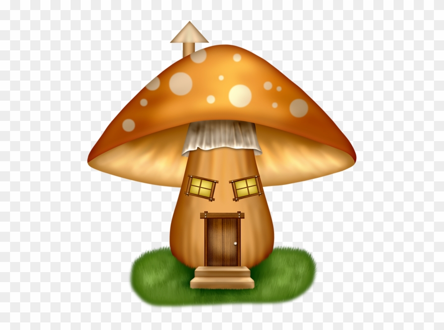 Gnome Clipart Mushroom House - Mushroom - Png Download