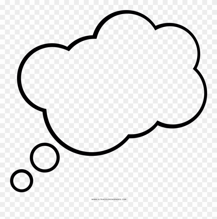 1000 X 1000 2 - Burbuja De Pensamiento Png Clipart