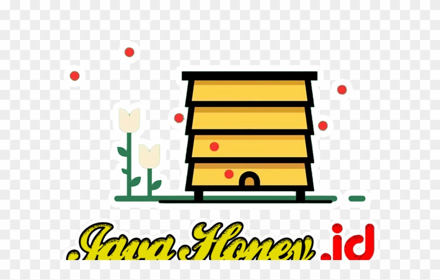 Honeycomb Clipart Madu - Illustration - Png Download