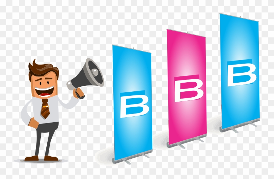 Special Pull Up Banners 07 10 2016 Bannersonline 2016 - Человек С Громкоговорителем Png Clipart