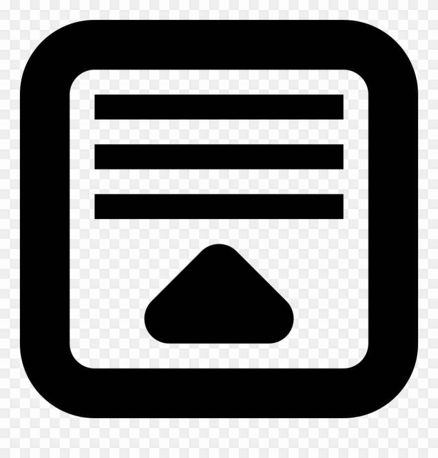 Menu Pull Up Comments - Icono De Lista Desplegable Clipart