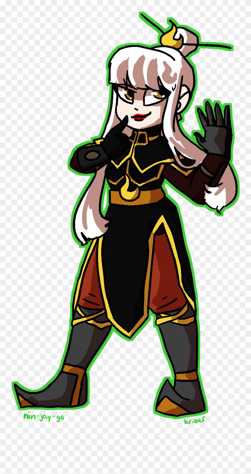 Welp Time To Indulge Myself In Drawing My Atlaxninjago - Cartoon Clipart