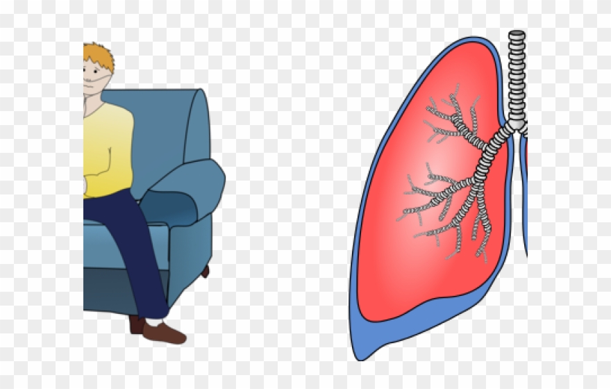 Smoking Clipart Breathing Difficulty - Lungs Clipart - Png Download