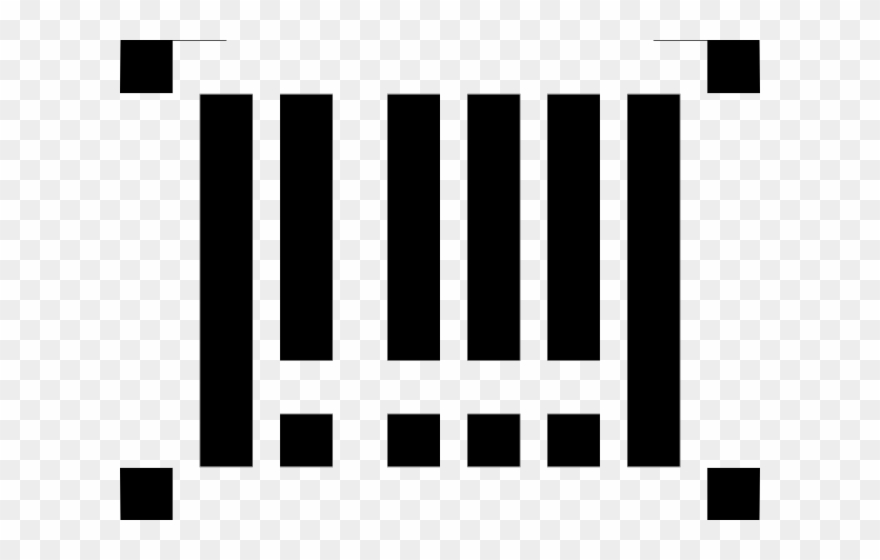 Barcode Clipart Video Game - Monochrome - Png Download