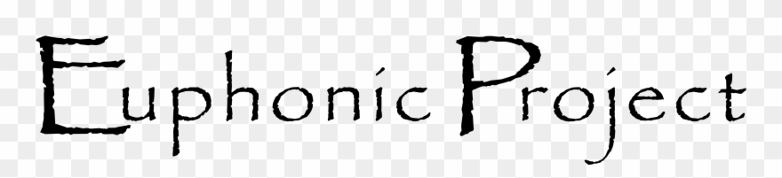 Black Text On Transparent Background - Calligraphy Clipart