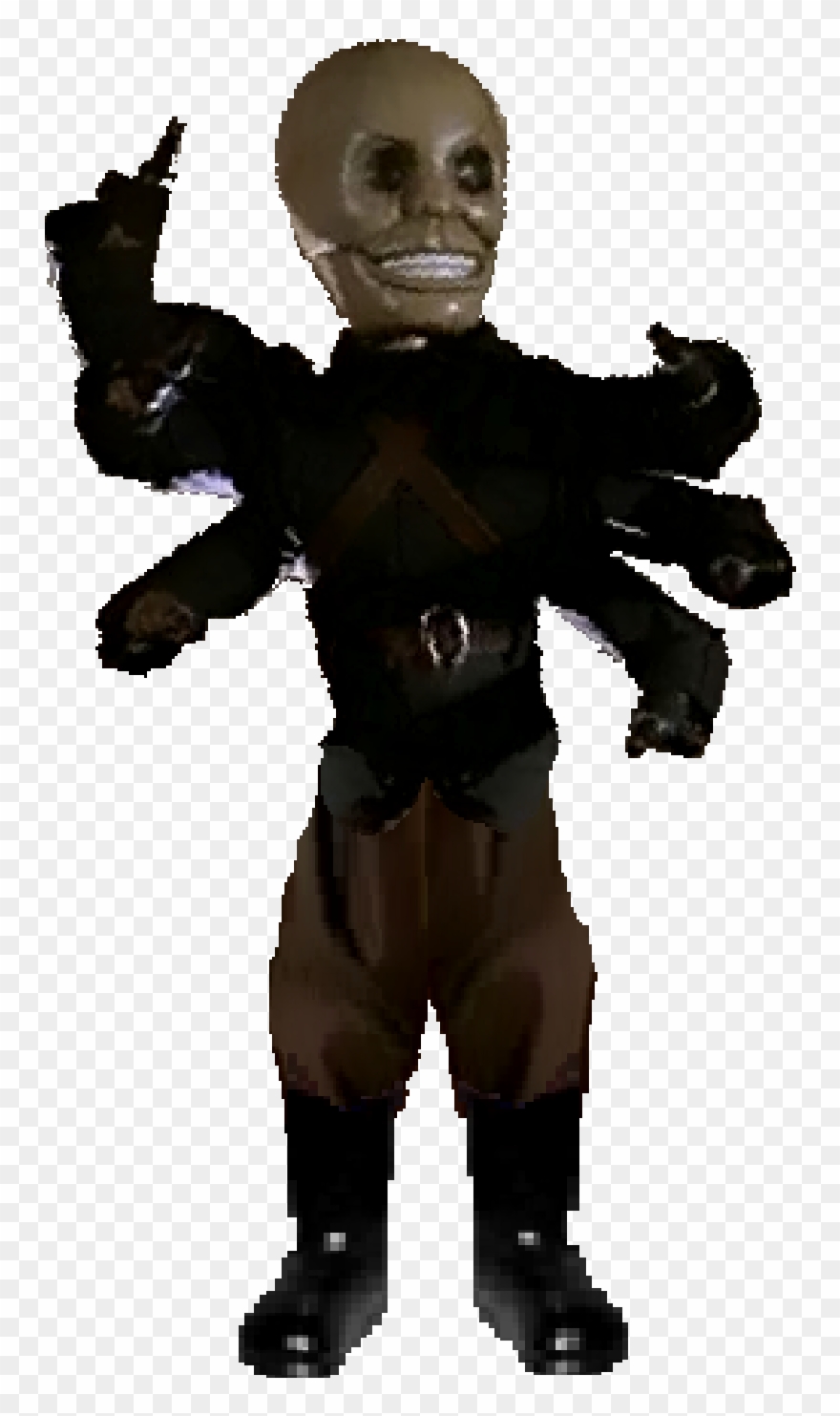 800 X 1500 3 - Puppet Master Retro Six Shooter Clipart