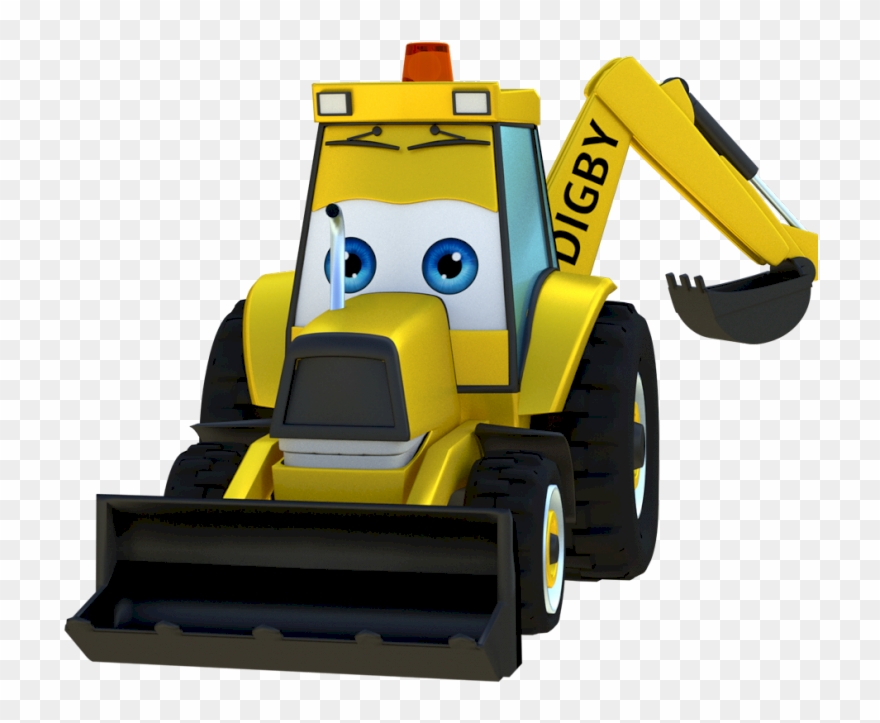 More About Digby - Bulldozer Clipart