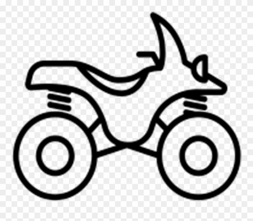 Atv - Line Art Clipart