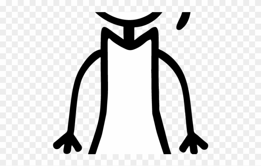 Little Girl Clipart Stick Figure - Girl Stick Figure Svg - Png Download