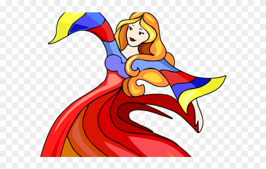 Style Clipart Animated Dancing - Dibujos Animados De Danza Folklorica - Png Download